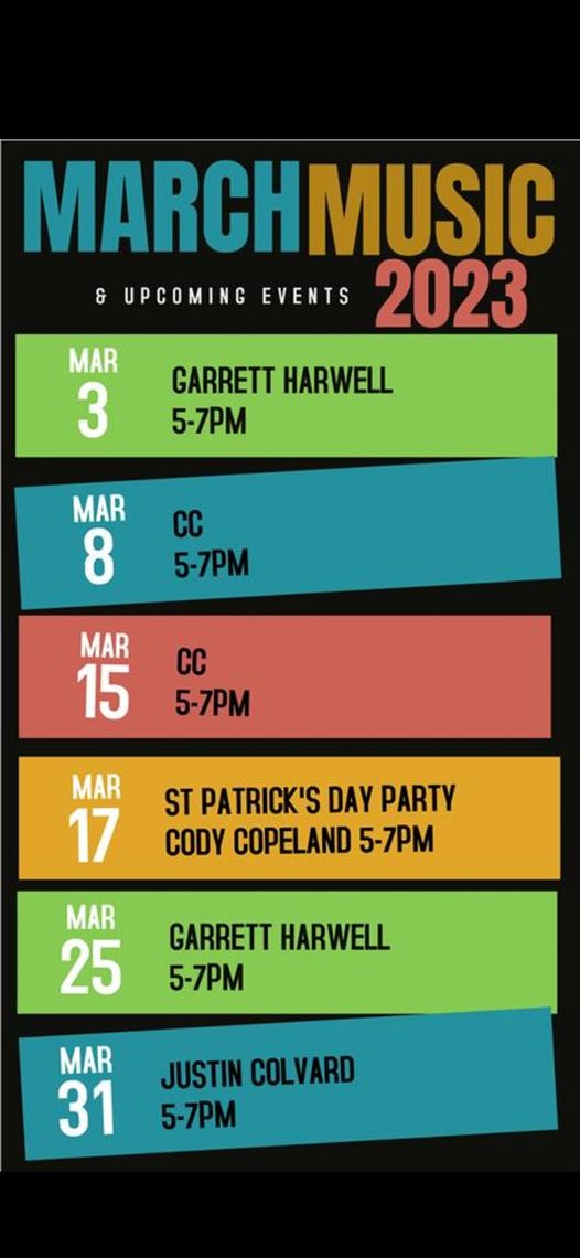 Beach Club March Happenings